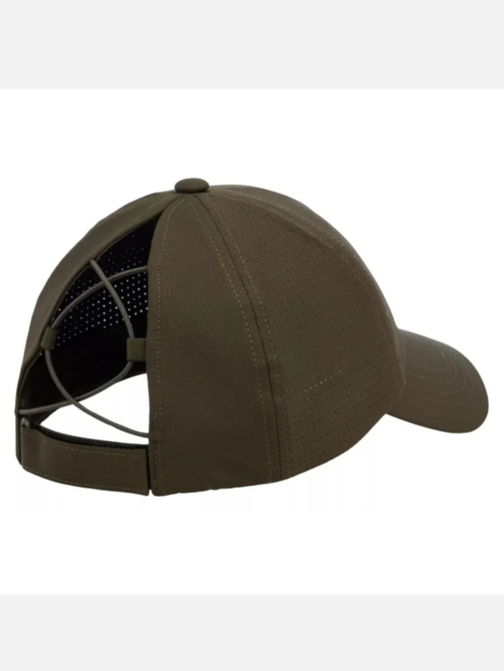 CALIA Deep Green Crossback Ponytail Messy Bun Performance Hat - NWT